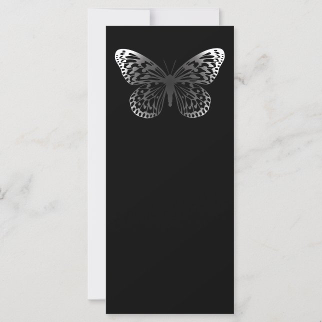 Carte Papillon gris (Devant)