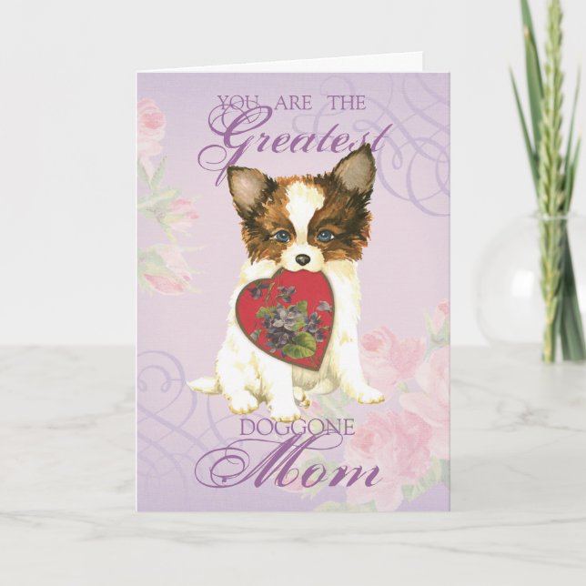 Carte Papillon Heart Maman (Devant)