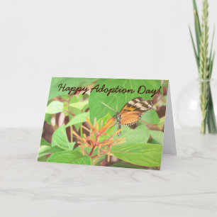 Carte papillon, Joyeux Jour de l'Adoption !