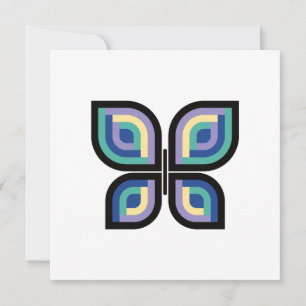 Carte Papillon Pétal Prism