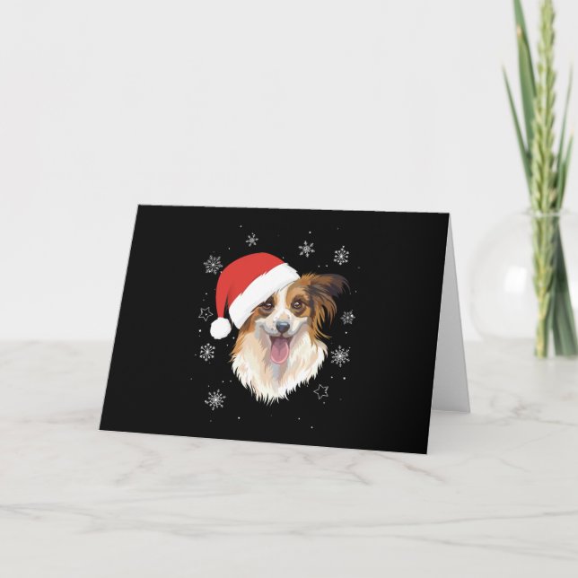 Carte Papillon Santa Christmas Kids Boys Girls (Devant)