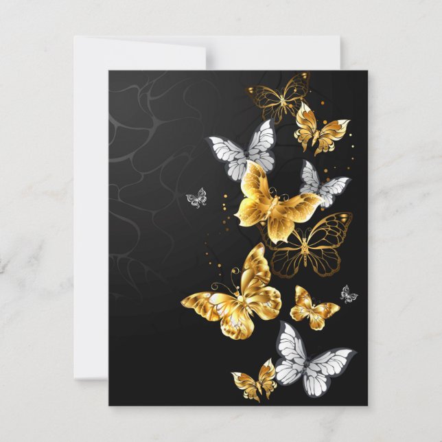 Carte Papillons d'or (Devant)