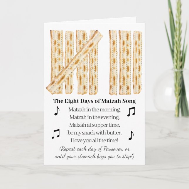 Carte Pâque drôle 8 Jours de Pâque (Devant)