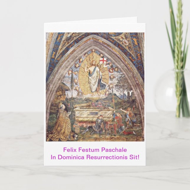 Carte Pâque Scida Dans la Résurrection du Seigneur (Devant)