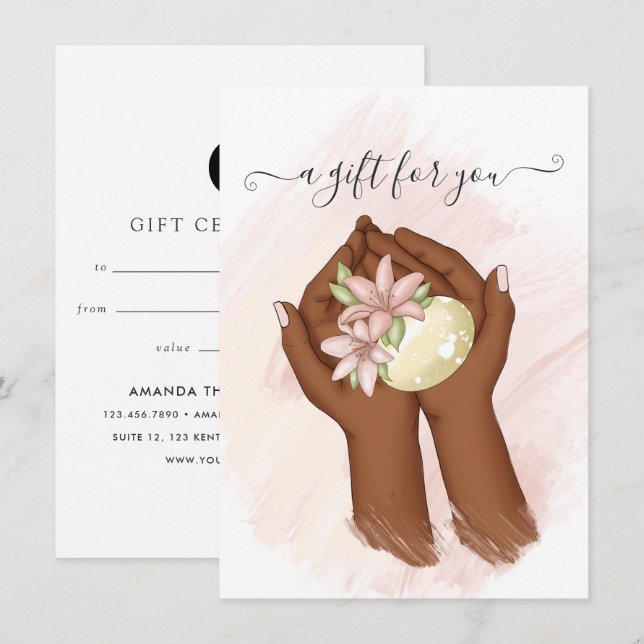 Carte Pâques afro-américaines (Devant / Derrière)