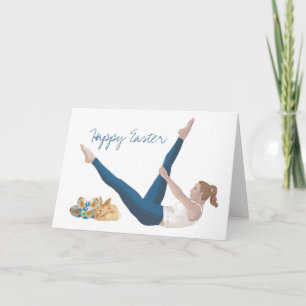 Carte Pâques aux Pilates