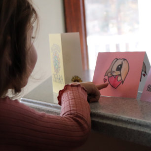 Carte Pâques chanceux