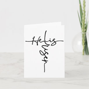 Carte Pâques chrétien Il Est Ressuscité Soleil Résurrect