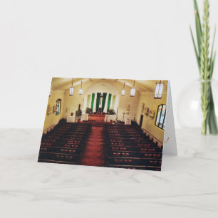 Carte Pâques "Church Interior"