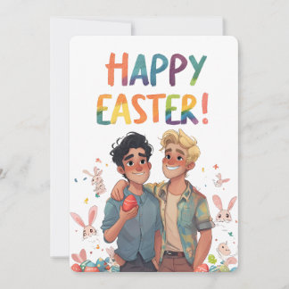 Carte Pâques Gay Gay Gouple