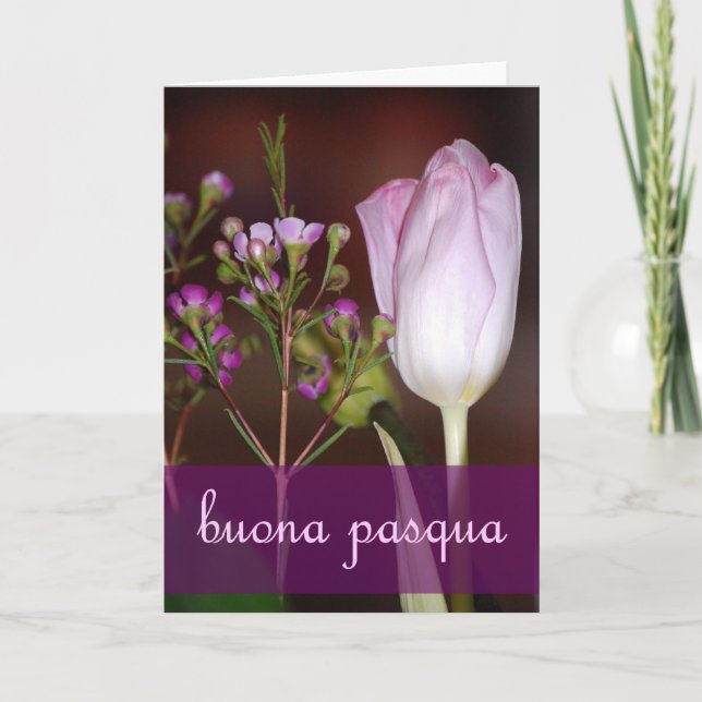 Carte Pâques italienne (Devant)