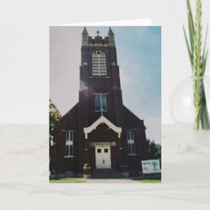 Carte Pâques "L'Église Saint-Michel"