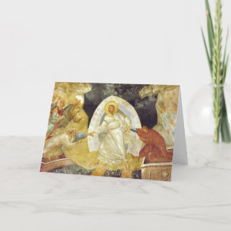 Carte Pâques/Pascha Anastasis Église Fresco Chora