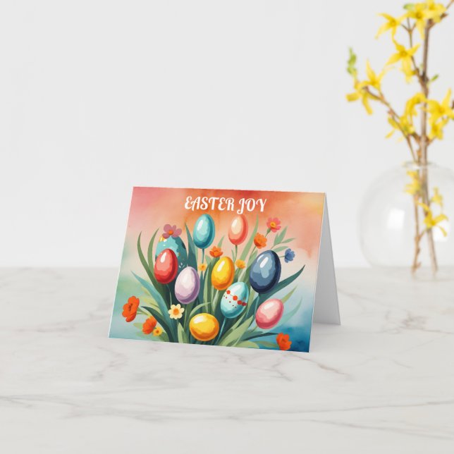 Carte Pâques, Printemps (Fleur jaune)