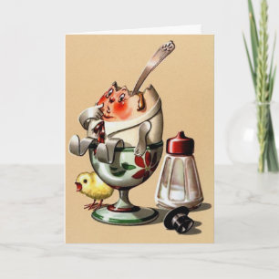 Carte Pâques vintage