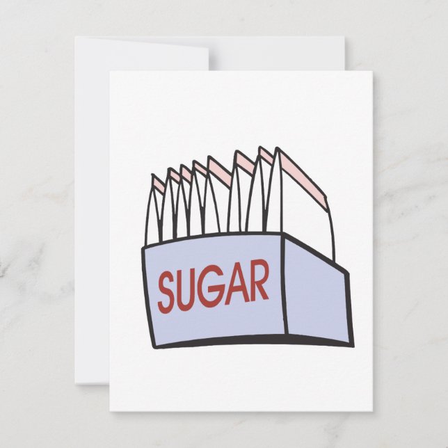 Carte paquets de sucre (Devant)