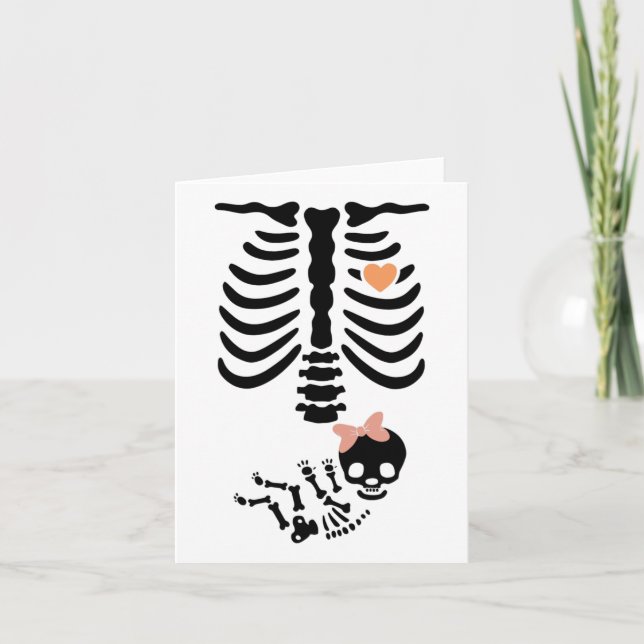 Carte Par Skull Skeleton Costume d'Halloween (Devant)