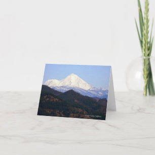 Carte Par temps clair, le Mont Shasta......