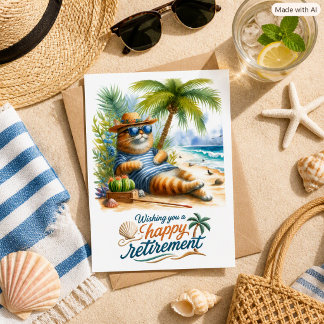 Carte Paradis de plage pour une retraite heureuse de cha