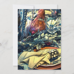 Carte Paramètre de table de bon thanksgiving