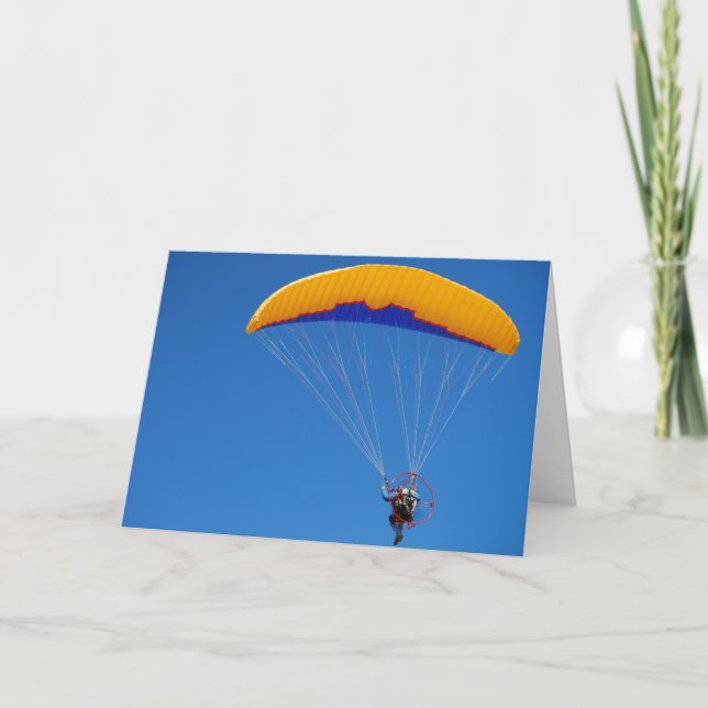 Carte Parapentiste actionné (Devant)