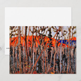 Carte Parc Algonquin, tableau de Tom Thomson