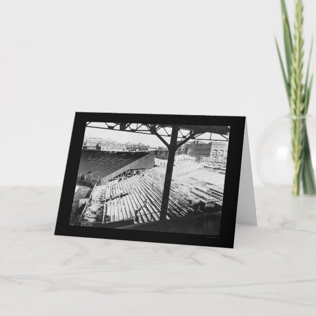 Carte Parc de base-ball de Fenway à Boston, mA 1912 (Devant)