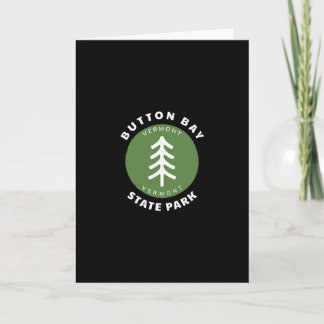 Carte Parc d'État Button Y Vermont Vt Forêt Arbre Dge
