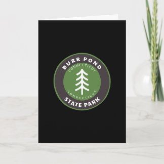 Carte Parc d'État de Burr Pond Connecticut Ct Badge d'ar