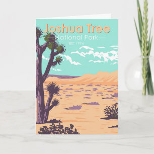 Carte Parc national de Joshua Tree Tule Springs Vintage