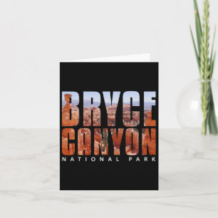 Carte Parc national du Canyon-Bryce-souvenir Gift-campin
