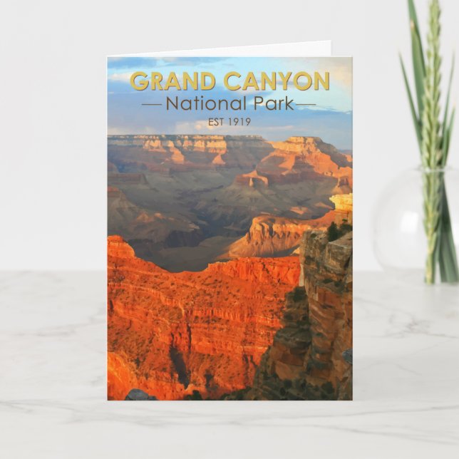 Carte Parc national du Grand Canyon Arizona (Devant)
