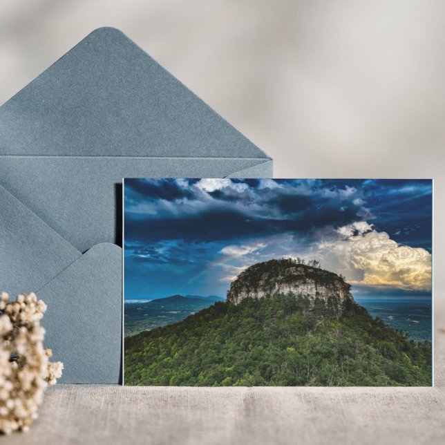 Carte Parc national Pilot Mountain NC | après la tempête (Créateur téléchargé)