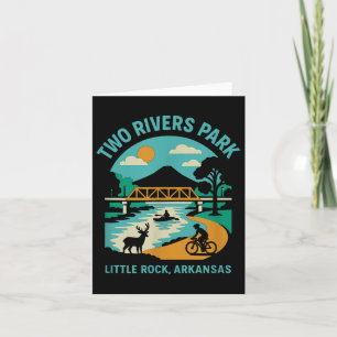 Carte Parc Two Rivers à Little Rock, Arkansas, pont V