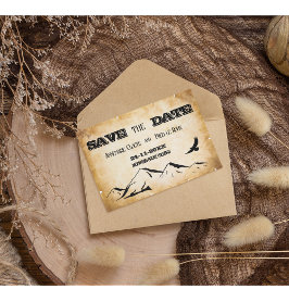 Carte Parchemin vintage Rustique