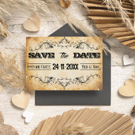 Carte Parchemin vintage Rustique