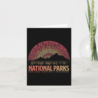 Carte Parcs nationaux des États-Unis Explorez Protéger P