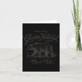 Carte Parcs nationaux Glacier Montana Extérieur Nature