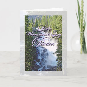 Carte Pardon de Saint François