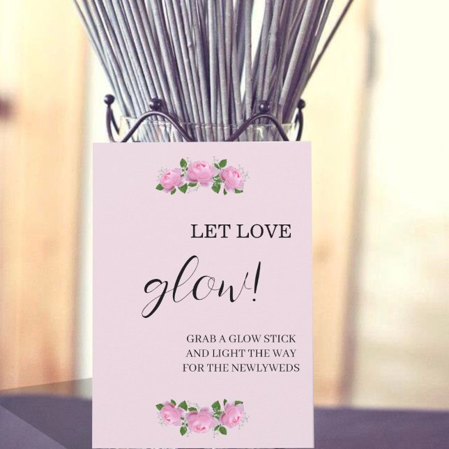 Carte Parfum rose Roses laisser l'amour lumineux signe M (Créateur téléchargé)