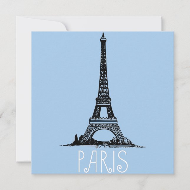 Carte Paris (Devant)