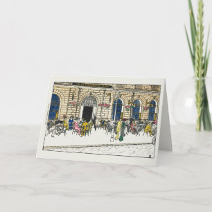 Carte Paris Café, Carte de remerciements