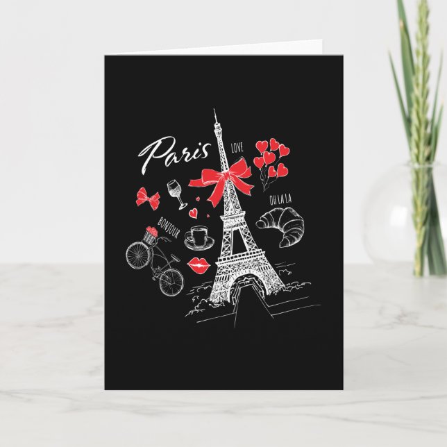 Carte Paris France Voyage France Tour Eiffel (Devant)
