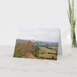 Carte Park Hill de Chrome Hill, Peak District, Derbysh