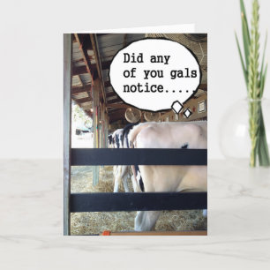 CARTE PARLER DE VACHES S'EST RASSEMBLÉ POUR DIRE HEUREUX