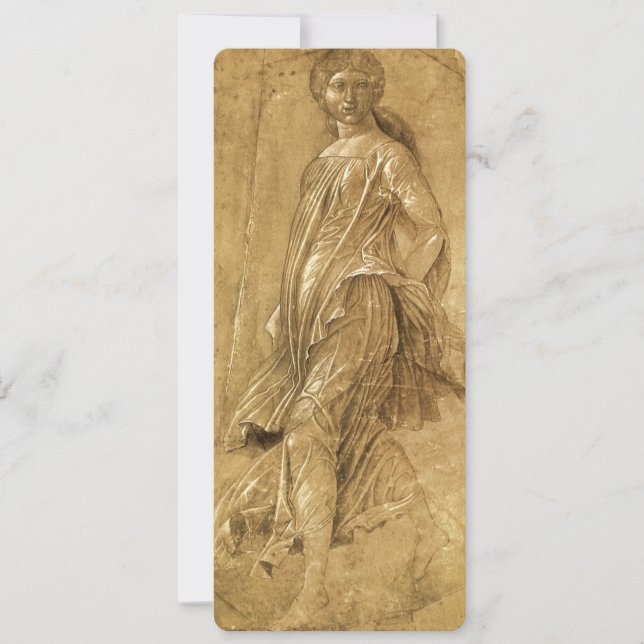 Carte Parnassus, Muse dansante par Andrea Mantegna (Devant)
