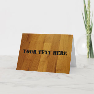 Carte Parquet sur mesure
