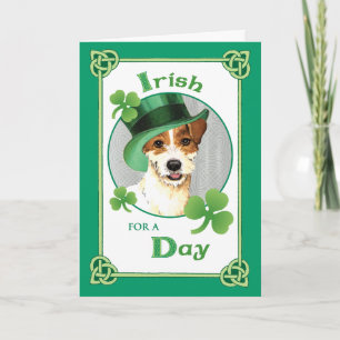 Carte Parson de la Saint Patrick Russell Terrier