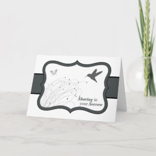 Carte Partage dans votre sympathie de peine avec