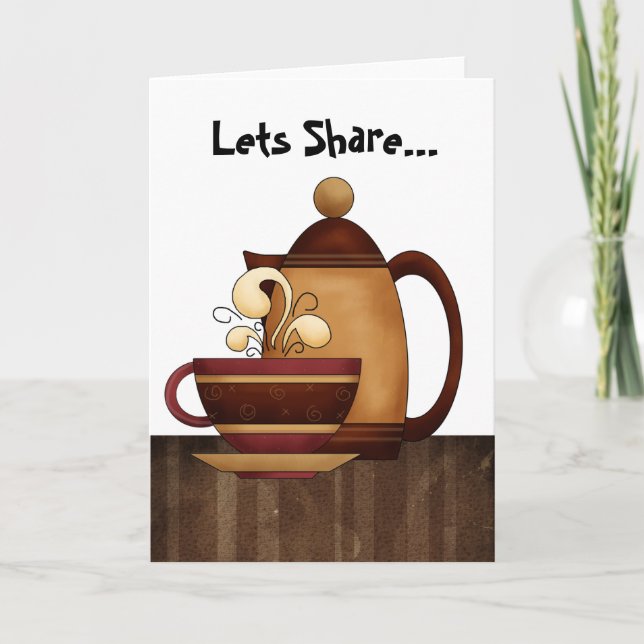 Carte Partageons... (Devant)